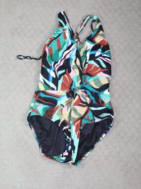 Magicsuit Size 8 Abstract Multicolor One Piece Swimsuit